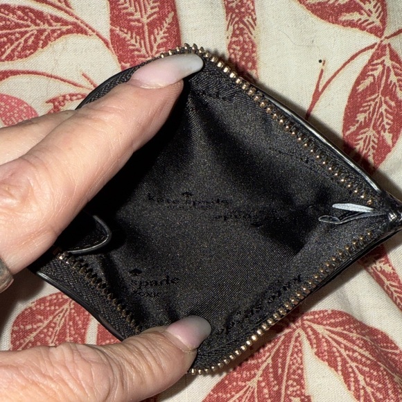 Kate Spade Black Zip Card Holder - Picture 4 of 4